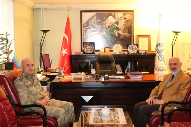 Korgeneral Karataş'tan Müftü Arvas'a Ziyaret