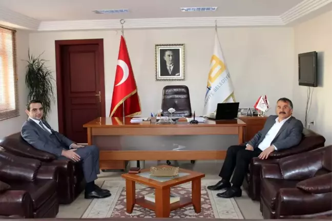 Stajyer Kaymakamdan Başkana Karakullukçu'ya Ziyaret