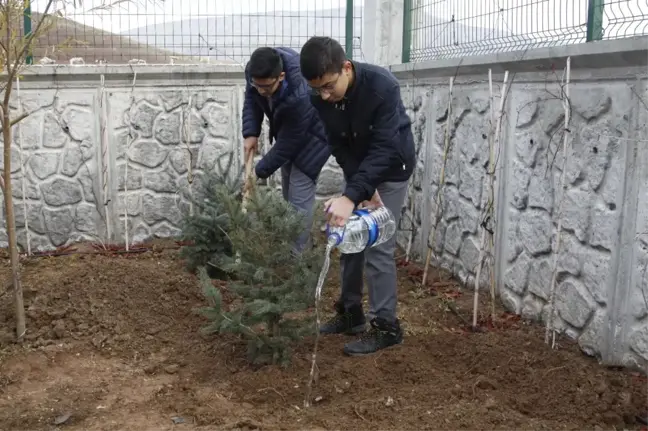 Çankırı'da 220 Adet Fidan Toprakla Buluştu