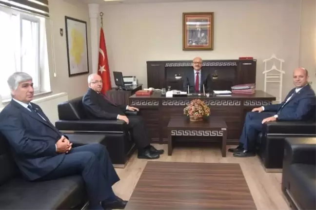 Kaymakam Bayata Başkan Albayrak'ı Makamında Ağırladı