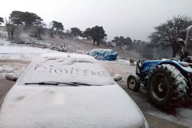 Tokat'ta Mevsimin İlk Karı Düştü