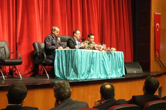 Kahta'da Güvenlik Toplantısı Yapıldı