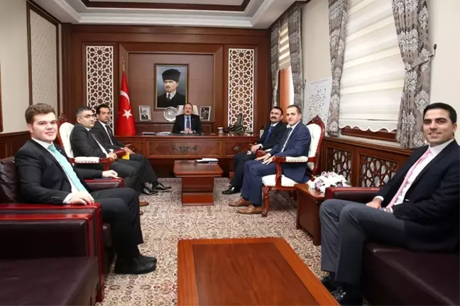 Kaymakamlardan Vali Ali Hamza Pehlivan'a Ziyaret