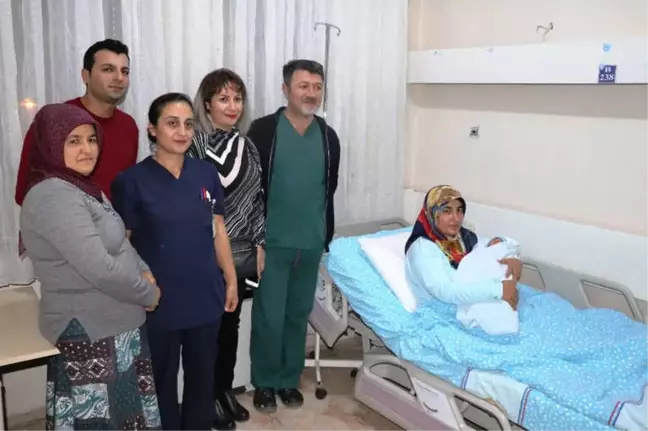 Malatya'da Yılın İlk Bebeği 'Sefa' Oldu