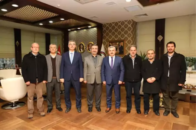 Bilim, Kültür ve Sanat Derneği Başkan Baran'ı Ziyaret Etti