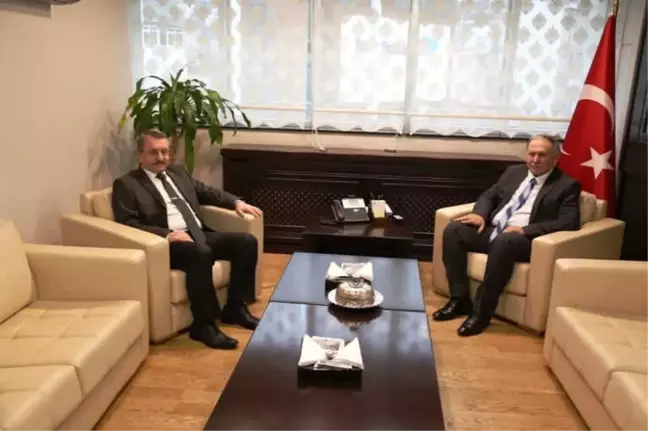 Çaykur Genel Müdürü Sütlüoğlu'ndan Vali Doğanay'a Ziyaret