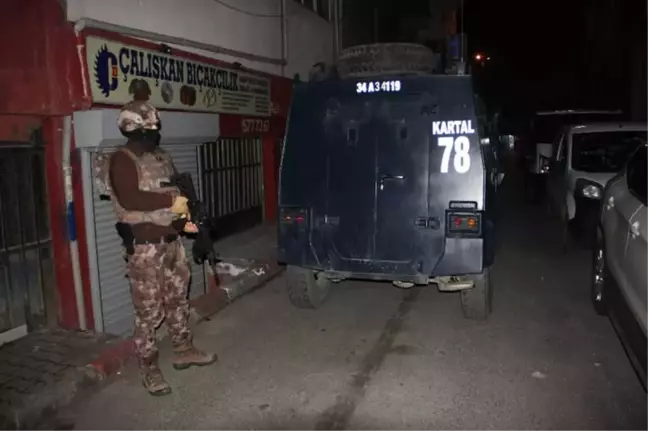 İstanbul'da Birçok Adrese Eş Zamanlı Narkotik Operasyonu Düzenlendi