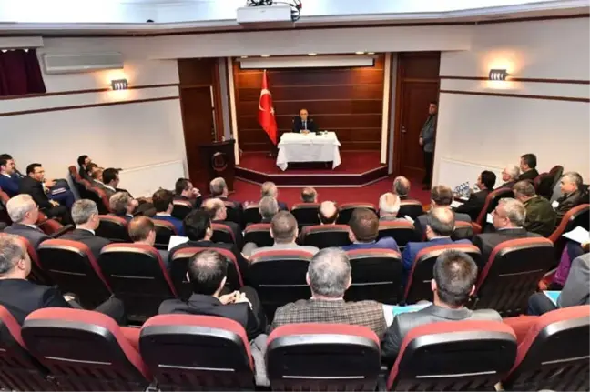 Vali Karahan Kaliteli Hizmet İçin Kurumlar Arası Koordinasyona Dikkat Çekti