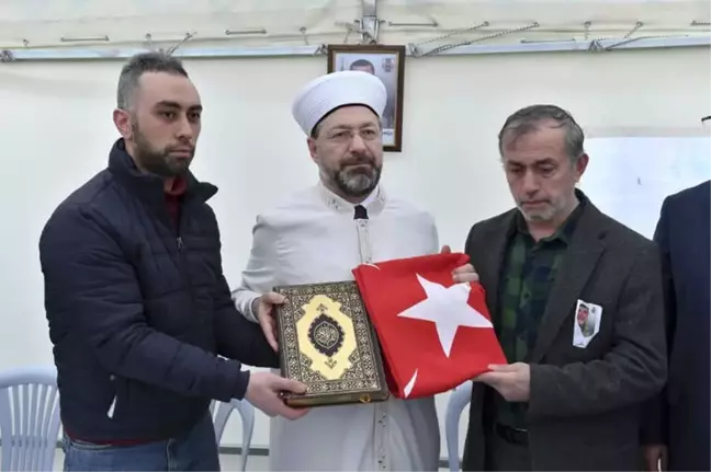 Diyanet İşleri Başkanı Erbaş'tan Sergen Pamukçu'nun Ailesine Hac Müjdesi