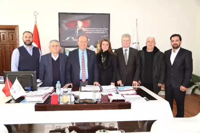 Aydın Manifaturacılar ve Tuhafiyeciler Odası'ndan Başkan Özakcan'a Ziyaret