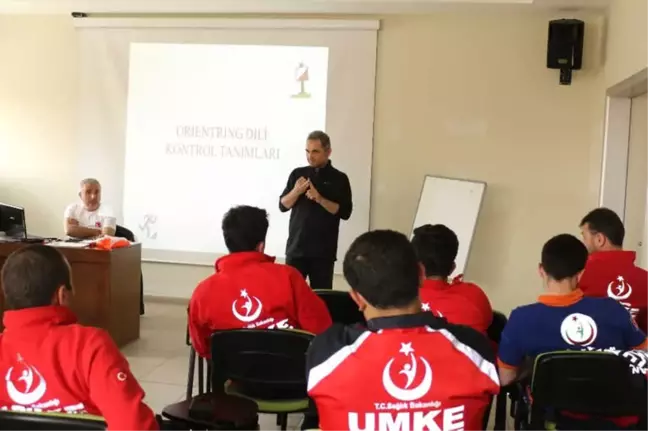 Rize'de Umke Personeline 'Oryantiring, Harita ve Pusula Kullanımı' Eğitimi