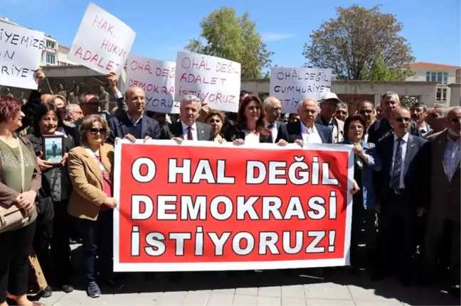 CHP'den 'Ohal' Protestosu
