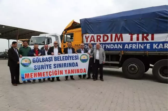 Gölbaşı Belediyesi'nden Afrin'e Yardım