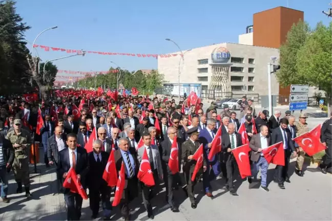 Çorum'da 57. Alay Vefa Yürüyüşü Yapıldı