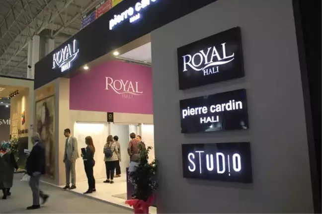 Royal Halı ve Pierre Cardin Halı'nın En Yeni Koleksiyonları Domotex Fuarı'nda Tanıtıldı
