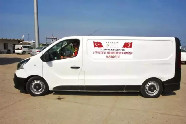 Mehmetçik'ten Ayvalık Belediyesi'ne Teşekkür
