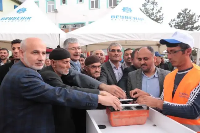 Beyşehir'in Karaali Mahallesinde Düğün Salonu Temeli Atıldı