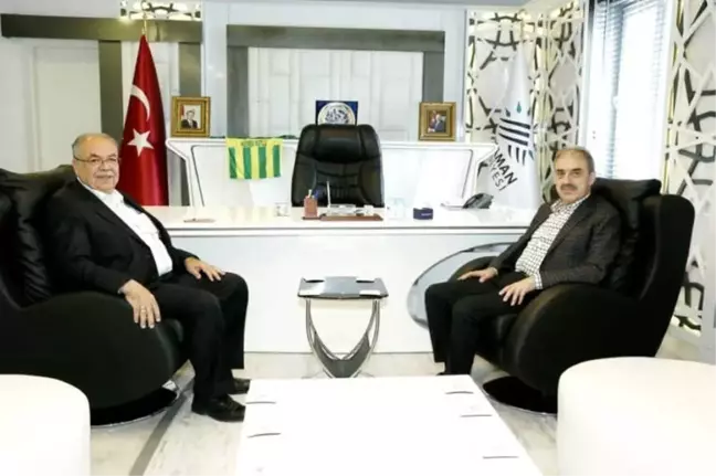 Çankırı Belediye Başkanı Dinç Başkan Kutlu'yla Bir Araya Geldi