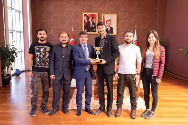 Türkiye 2'ncilerinden Rektör Taş'a Ziyaret