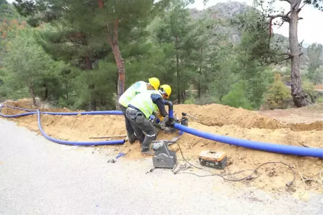 Meski, Anamur'da Alt Yapı Çalışmalarını Sürdürüyor