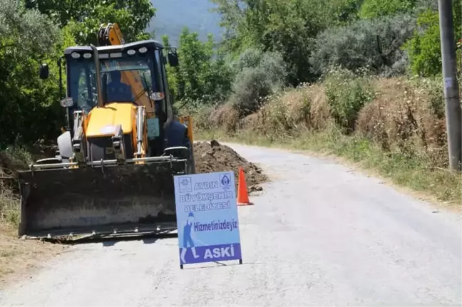 Büyükşehir Üst Yapı Çalışmalarına Kuyucak'ta Devam Ediyor