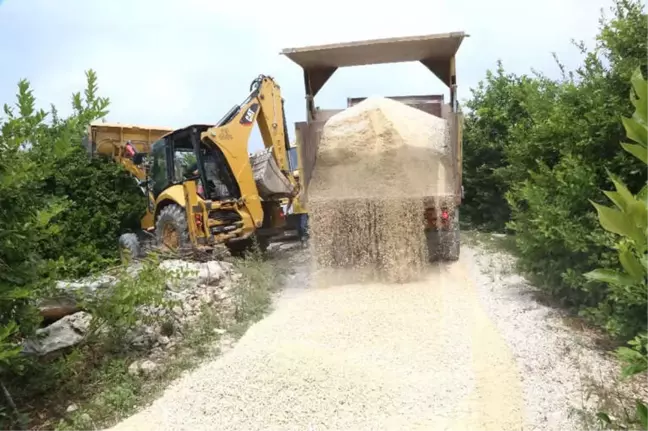 Tömük'te Sıcak Asfalt Çalışması