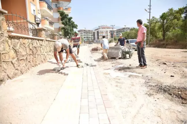 Alanya'da Parke ve Kaldırım Taşı Çalışması