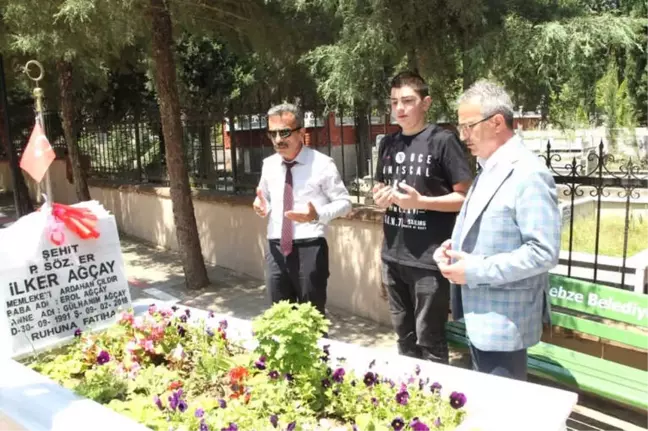 Köşker ve Güler'den Şehitlik Ziyareti
