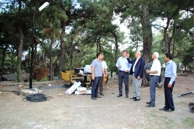 Mimar Sinan Parkı'na Aydınlatma ve Peyzaj Çalışması