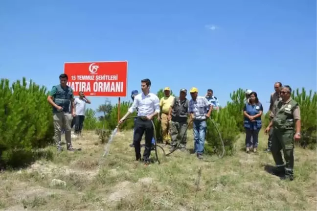 Selendi'de '15 Temmuz Şehitleri Hatıra Ormanı' Oluşturuldu