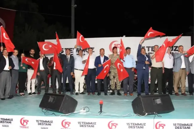 Gebzeliler, 15 Temmuz'un Gururunu Meydanlarda Yaşadı