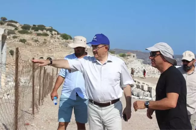 Rektör Şahin Knidos'ta Çalışmaları İnceledi