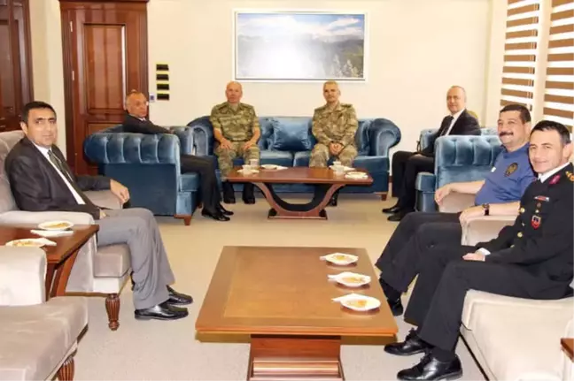 4. Kolordu Komutanı Sivri'den Vali Aktaş'a Ziyaret