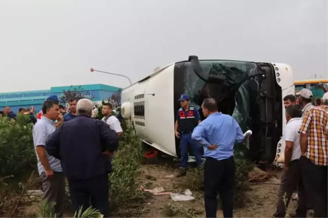 Akhisar'da Otobüs Devrildi: 1 Ölü 41 Yaralı