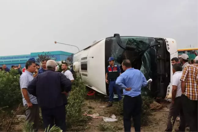 Akhisar'da Otobüs Devrildi: 1 Ölü, 41 Yaralı