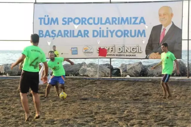 Plaj Futbolu İskenderun Etabı Başladı