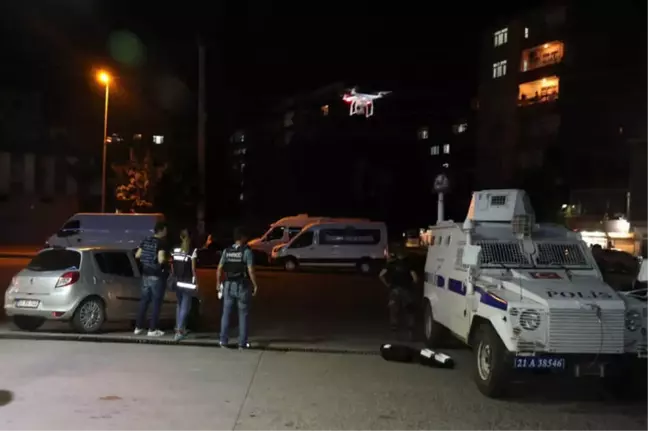 Diyarbakır'da 500 Polisle Droneli Uygulama