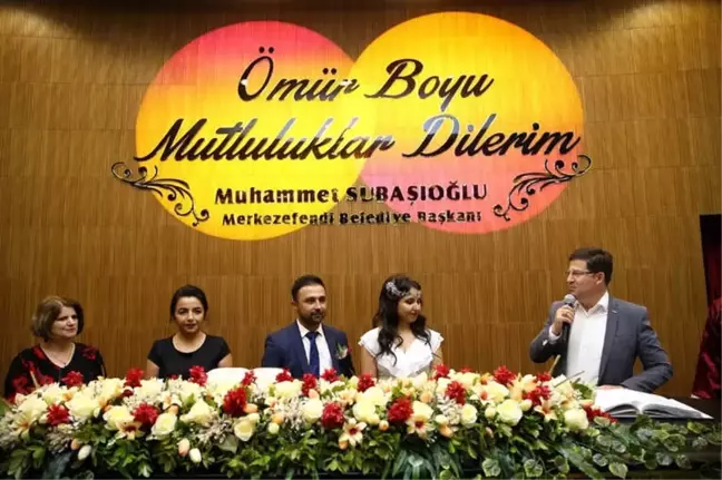 Merkezefendi Mkm'de İlk Nikahı Başkan Subaşıoğlu Kıydı