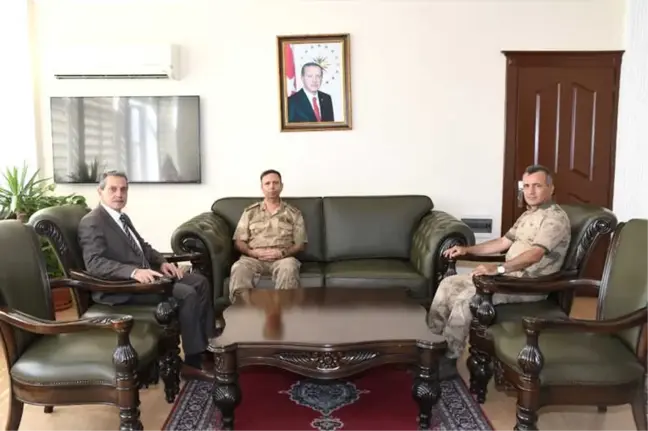 Tuğgeneral Cavlak Vali Kalkancı ile Bir Araya Geldi