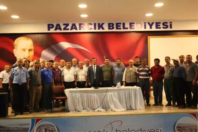 Pazarcık'ta Pazar Yeri İçin Tezgah Kuraları Çekildi