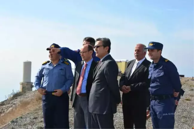 Kaymakamlardan Radar Komutanlığı'na Ziyaret
