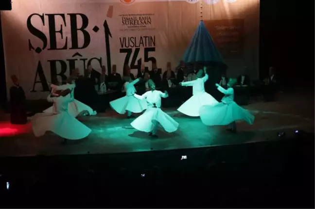 Mevlana 745'nci Yılında 'Şeb-i Arus' ile Anıldı