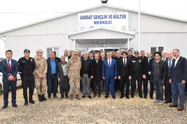 Vali Pekmez Samsat İlçesinde İncelemelerde Bulundu