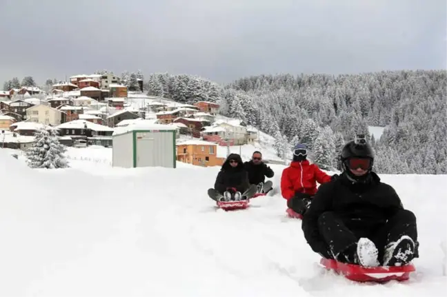 Kümbet Yaylası'nda Kızak Zamanı