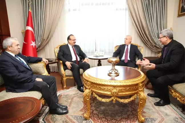 Bozbey'in İlk Seçim Ziyareti Vali Canbolat'a