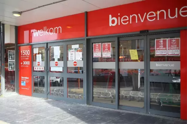 Belçika'da Tüm Ülkede İşçiler Greve Gitti, Hayat Durdu