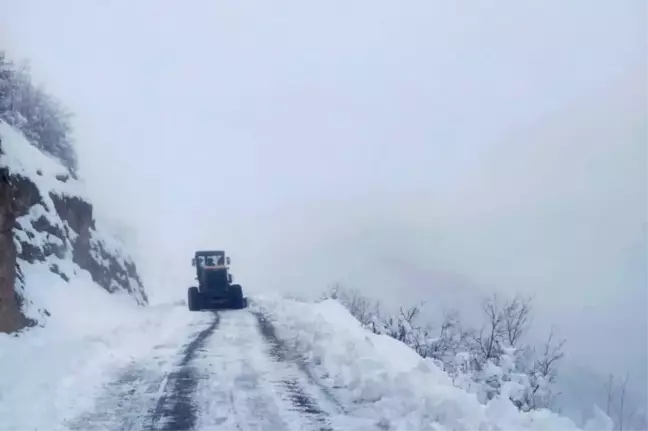 Siirt'te Kapanan 25 Köy Yolu İçin Çalışma Başlatıldı