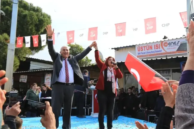 Özlem Çerçioğlu Seçim Çalışmalarını Dalama'da Sürdürdü