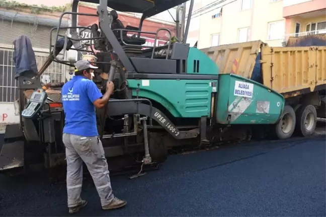 Aliağa Belediyesinden Asfalt Rekoru
