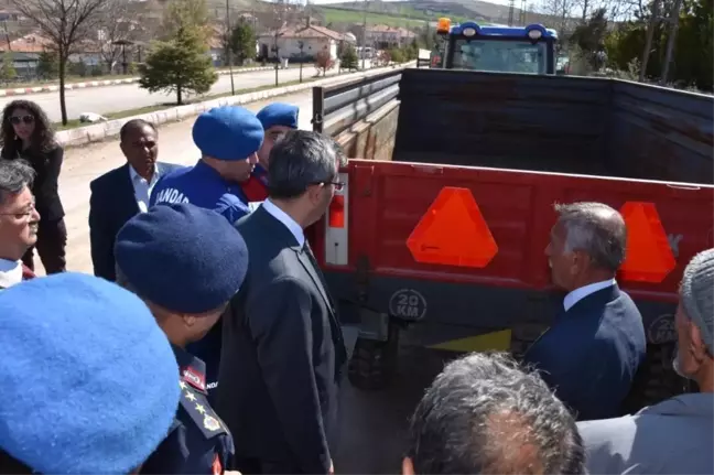 Kırıkkale'de 'Reflektör Tak Görünür Ol Projesi'